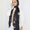 Desert scarf - Black - Beige
