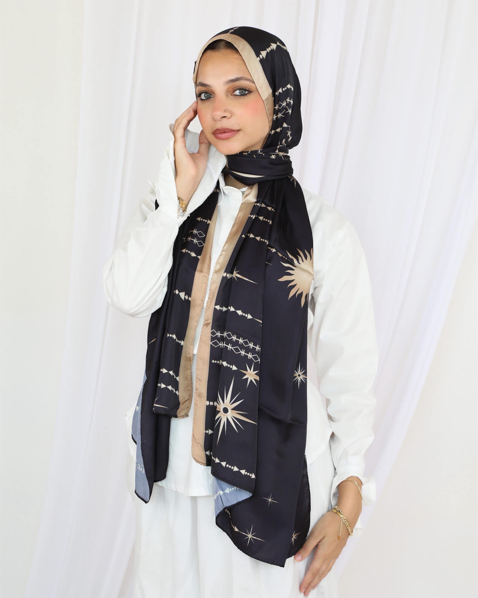 Tie Shop | Printed Satin Scarf
