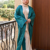 Hooded Satin Cardigan - Janzary