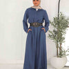 Comfy Linen Jumpsuit - Blue
