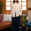 Linova Shirt - Light Beige - White