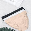 3- Pack Basic Cotton Brief - Set-2: Black - Beige - White