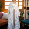 Flora dress - Off White - Baby Blue