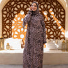 Printed Viscose Isdal - Brown - Black