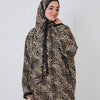 Printed Viscose Isdal - Black - Beige