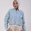 Mini Shirt - Light Baby Blue