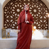 Plain Viscose Isdal - Rust Red