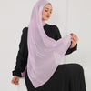 Elegant Shiny Scarf - Light Purple