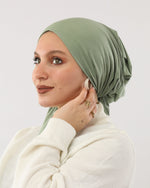 Tie Shop | No Thread Bonnet With Ribbon بونية قطن - بونية تحت الايشارب - بونية تحت الطرحة -بونية - باندانا قطن - باندنا تحت الايشارب - باندنا تحت الطرحة - باندنا