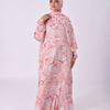 Printed Satin Isdal - Rose