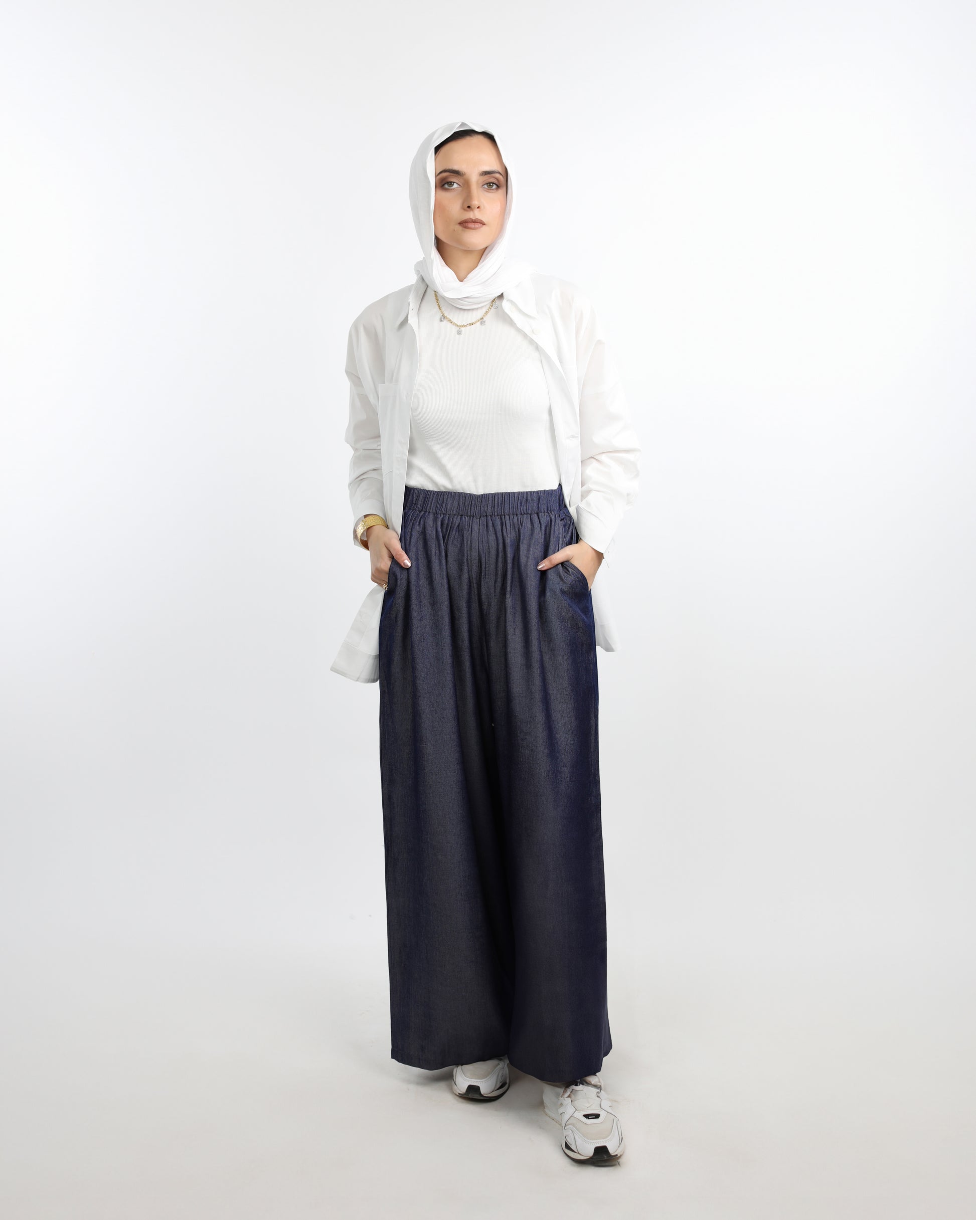 Tie Shop | Flowy Denim Pants