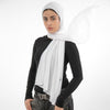 Classy scarf & Bonnet - White