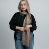 Edgy Scarf - Mink Beige
