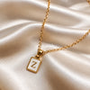 Z Initial Necklace - Gold