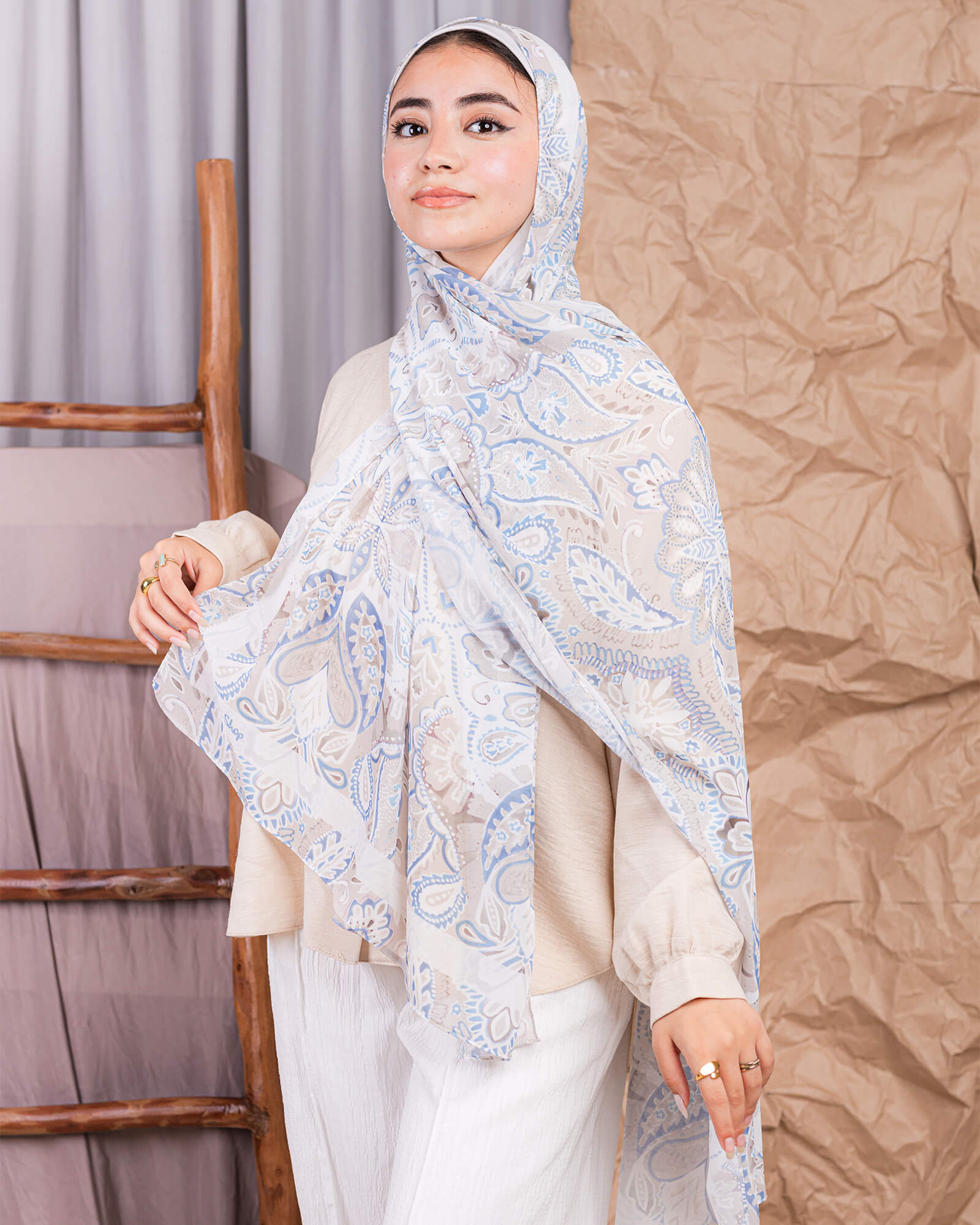 Tie Shop | Chi-Chi Chiffon Scarf | طرحه شيفون| حجاب شيفون