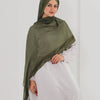 Soft Kuwaiti Scarf - Olive