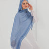 Soft Kuwaiti Scarf - Sky Blue