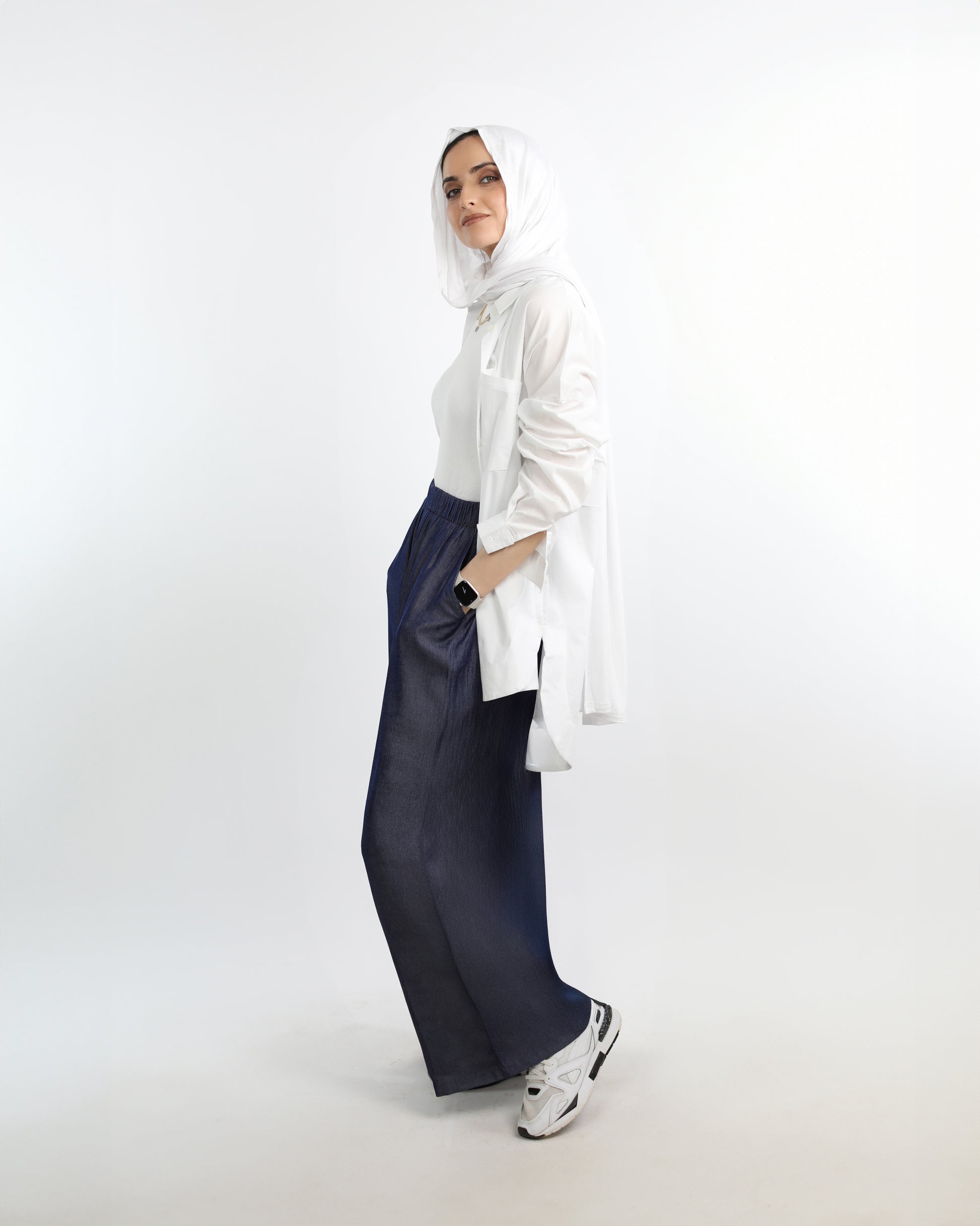 Tie Shop | Flowy Denim Pants
