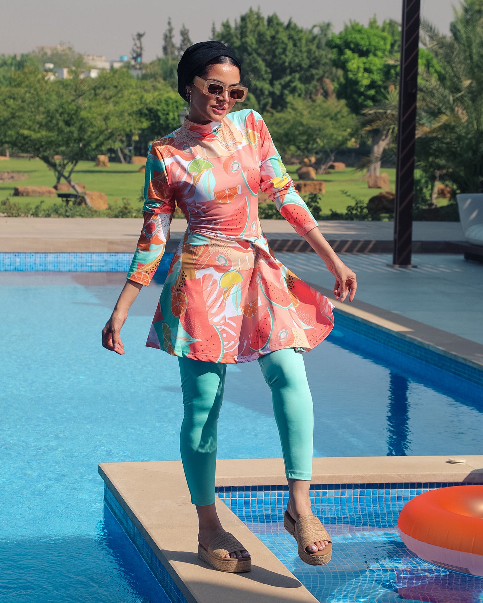 Tie Shop | Swim Pants - Tropika Leggings