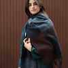 Easy - Fit Shawl - Charcoal Brown