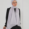 Elegant Shiny Scarf - Silver