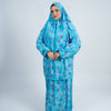 Printed Viscose Isdal Two Pieces - Turquoise Floral
