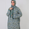 Printed Viscose Isdal - Green - Yellow