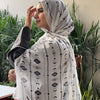 Lively Scarf - White - Black - Beige