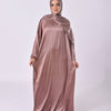 Plain Satin Isdal - Dusty Rose
