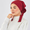 Triangle Bonnet - Cherry Red