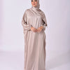 Plain Satin Isdal - Beige