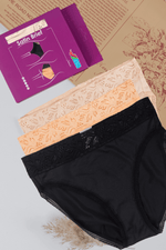 Tie Shop | Satin Brief Panties | women underwear | Pack of 3