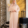 Plain Satin Isdal - Soft Beige