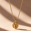 Crab Zodiac Necklace - Gold