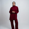 Flared set - Dark Red