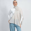 Flow Kuwaiti Scarf - Ivory Beige