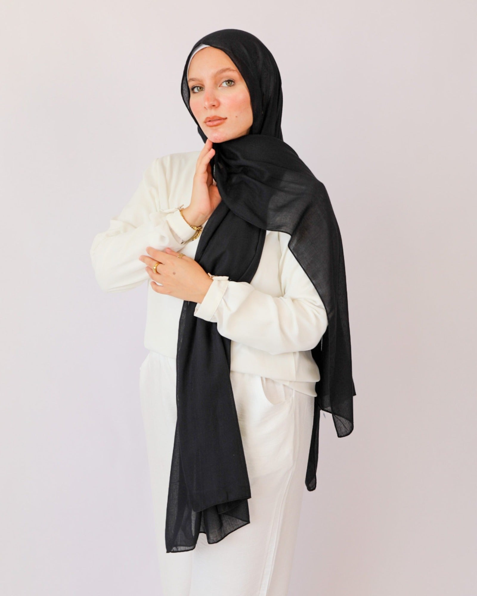 Tie Shop | Modal Scarf طرحة قطن  - ايشارب قطن