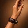 Ayla Bangles - Dark Brown & Cream