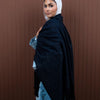 Chunky Shawl - Navy Blue