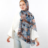 Chi-Chi CHiffon - Blue - Brown