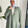Button Style Shirt - Cordele Light Green