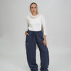 Swishy pants - Navy Blue