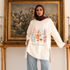 Printed Comfy Shirt - Cream