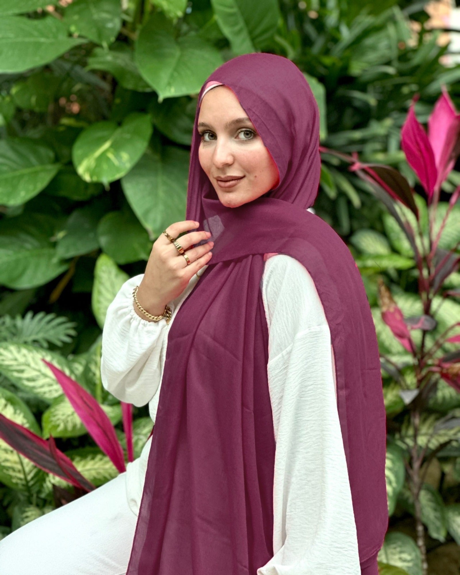 Tie Shop | Modal Scarf طرحة قطن  - ايشارب قطن