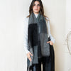 Easy - Fit Shawl - Charcoal Grey