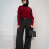 Straight Pants - Dark Grey