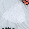 Lace Floral Bikini - White