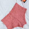 Lace Floral Cheeky - Dust Pink