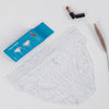 Lace Cheetah Brief - White