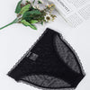 Lace Dots Brief - Black